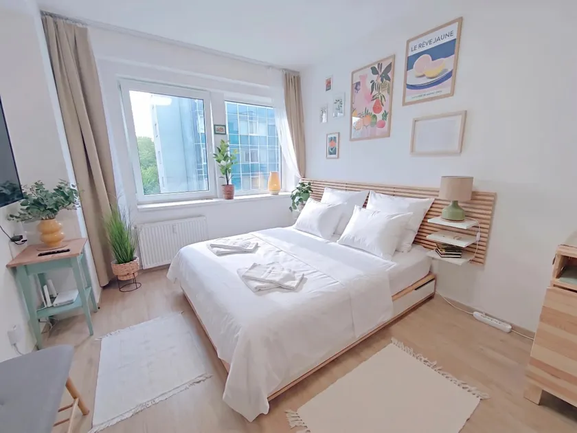 Stylish Studio in Smichov Private parking Free Gym - Image 1