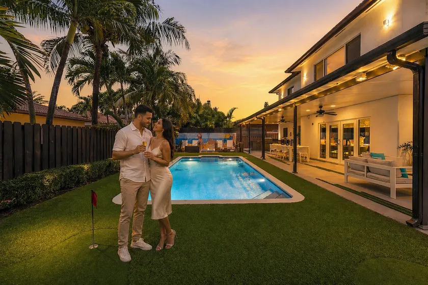 Tropical Miami 5BR Retreat • Game Room • Pool_BBQ - Image 1