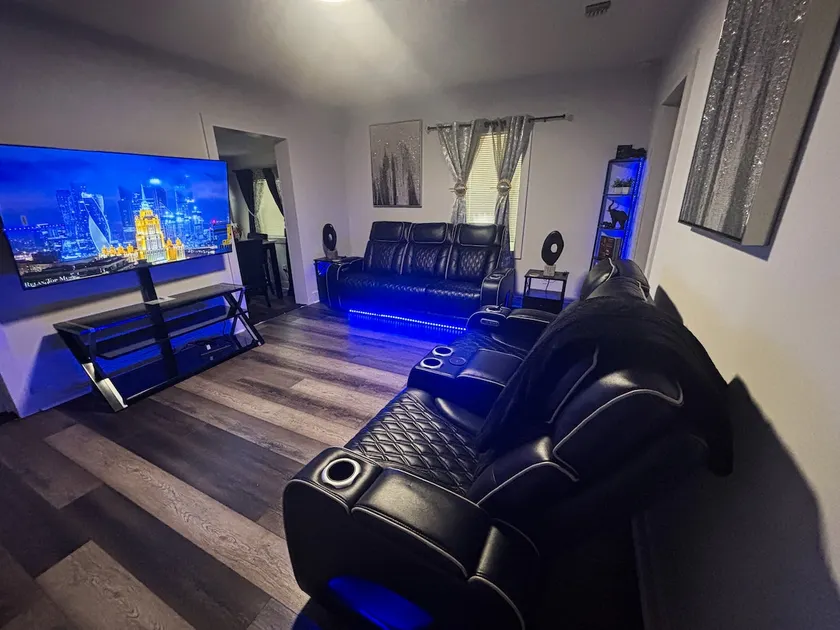 Cozy King Bed •Gazebo •Fire Pit •LED Massage Sofas - Image 1