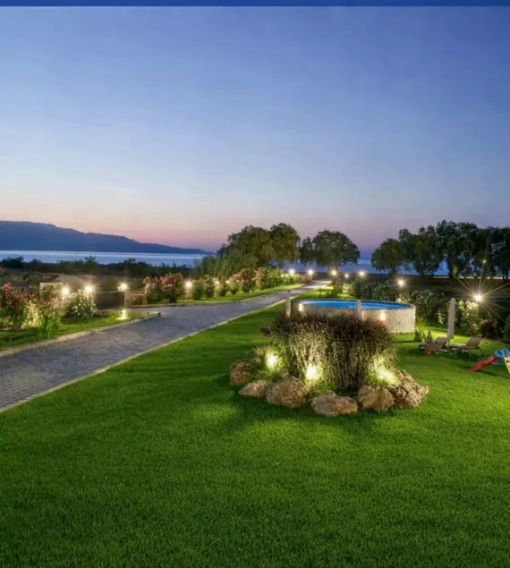 Beachfront Villa in Chania with Priv. Pool & Sauna - Image 1