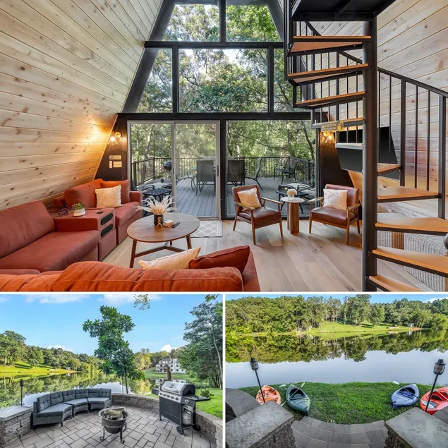 Serene & Cozy Cabin + LAKE! Near Purina & SixFlags - Image 1