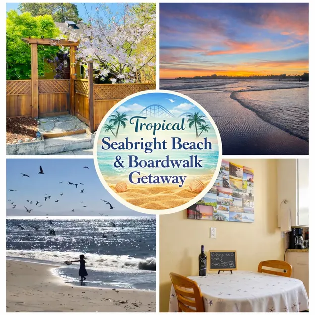 Tropical Seabright Beach and Boardwalk Getaway - Image 1