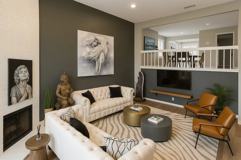 Grand Piano, Huge Geodes, Powerful Artistic Home - Image 1
