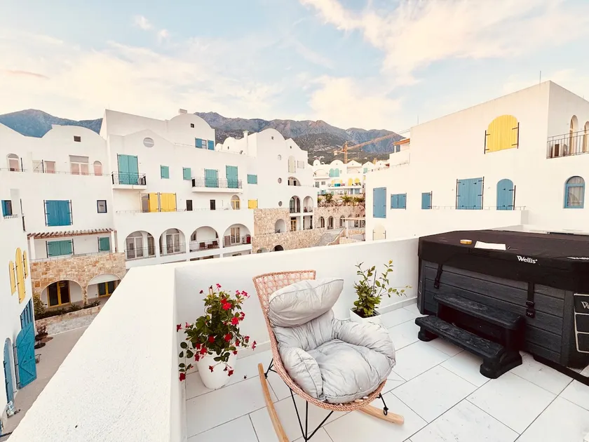 The Penthouse Santorini Residence Drymades Dhermi - Image 1