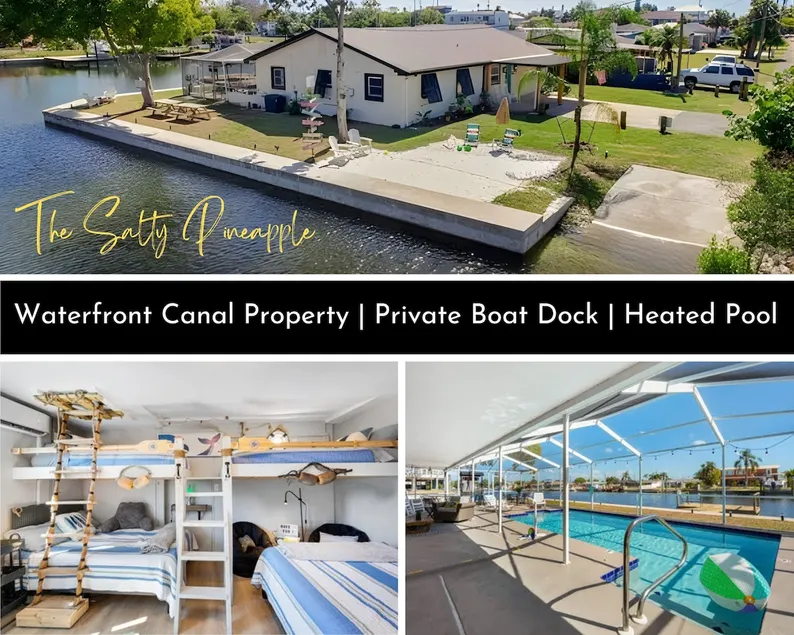 The Salty Pineapple! CANAL Oasis w/ POOL – 4BR! - Image 1