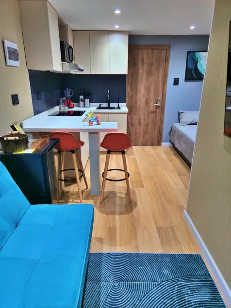 PO304 Urban Suites | Bed + Sofa Bed | Kitchen - Image 1