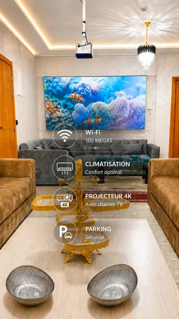 2-Bedroom Air-Conditioned Apartment in Mohammedia - Image 1