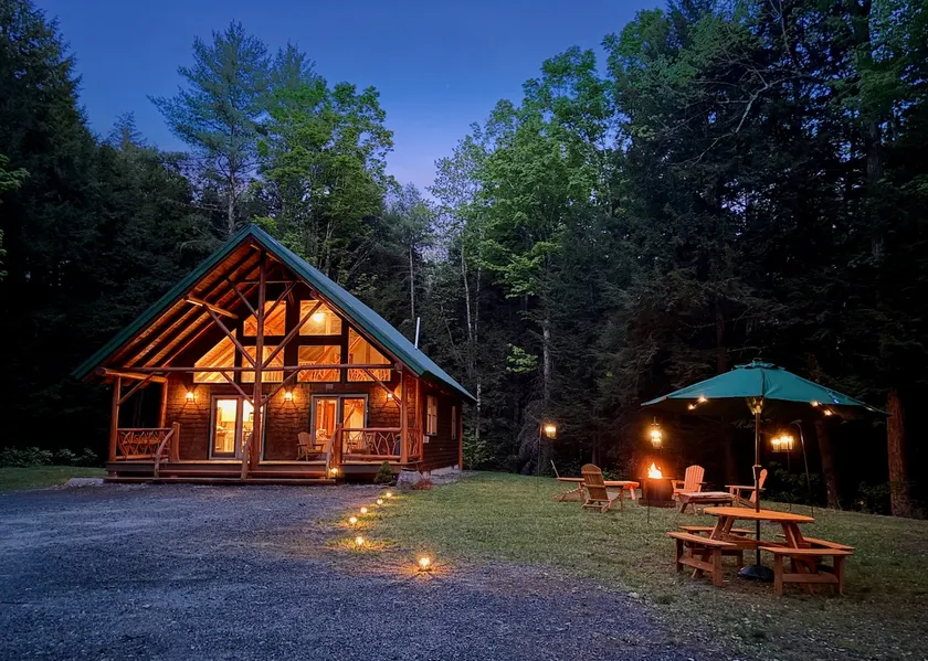 Adirondack A-Frame • Schroon Lake & Firepit - Image 1