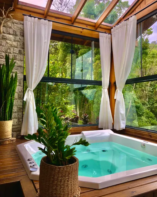 Bird Garden Cabin with Hydro Fireplace in StoAmaro - Image 1