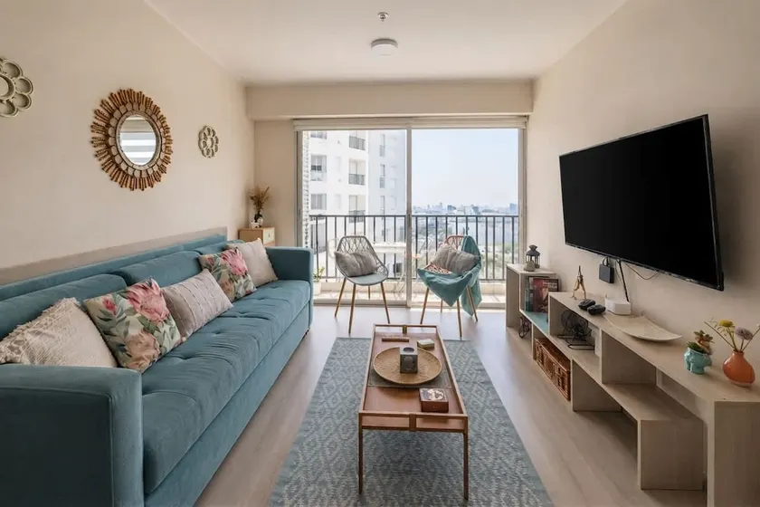 Elegant 2BR with private parking & modern spaces - Image 1