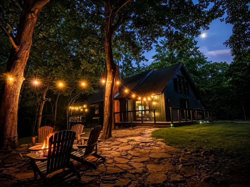 Catskills Chalet with Hot Tub, Fireplace & Stream - Image 1