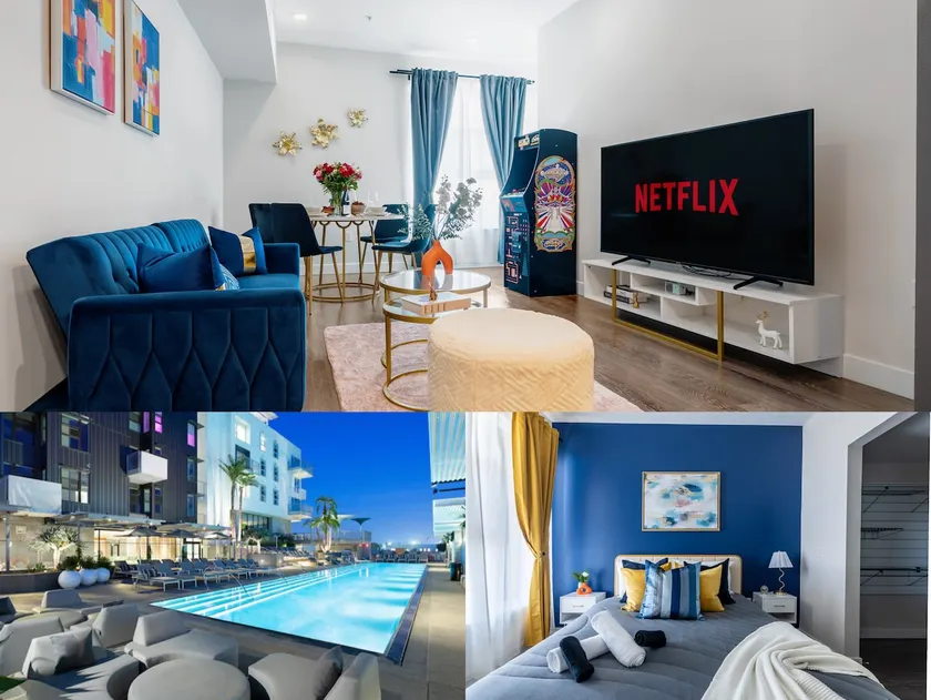 Stylish 1Bd Retreat • Free Parking, Pool & Jacuzzi - Image 1