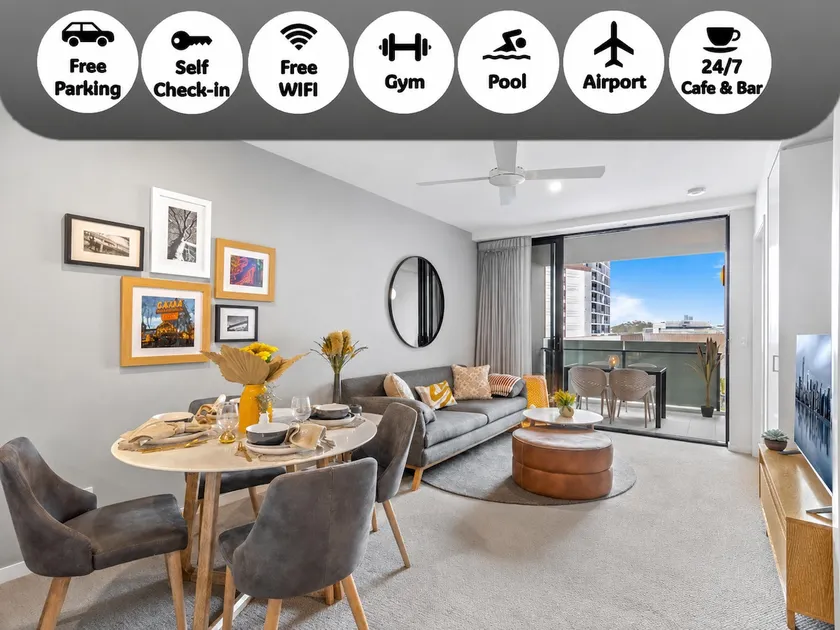Lux 2BR Apt 5 Stars Hotel Pool Gym 10 min CBD - Image 1