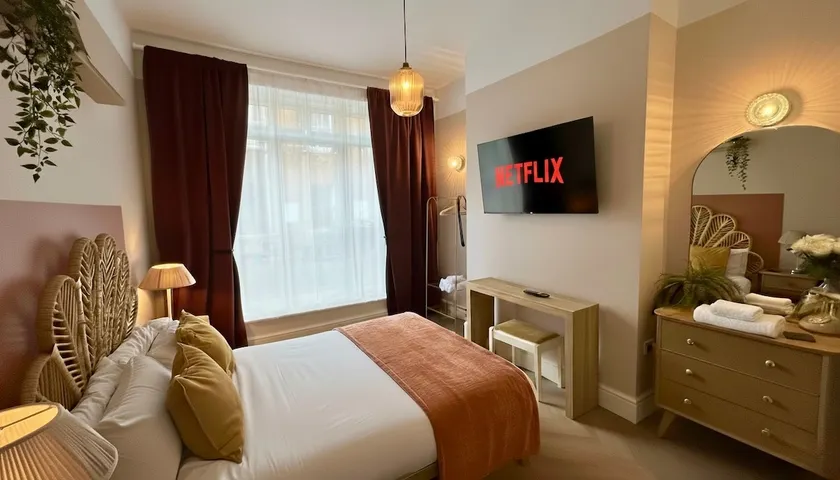 1Bd Apt City Centre Contractor Friendly - Image 1