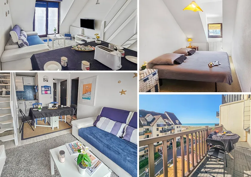 Duplex with sea view, balcony, private parking - Image 1