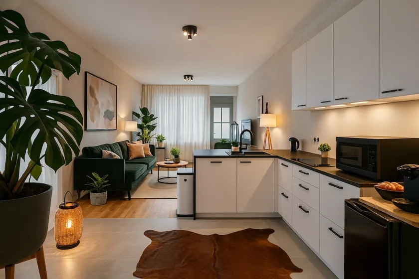 1BR Ground Floor Apt • Private Garden • Tram & Bus - Image 1