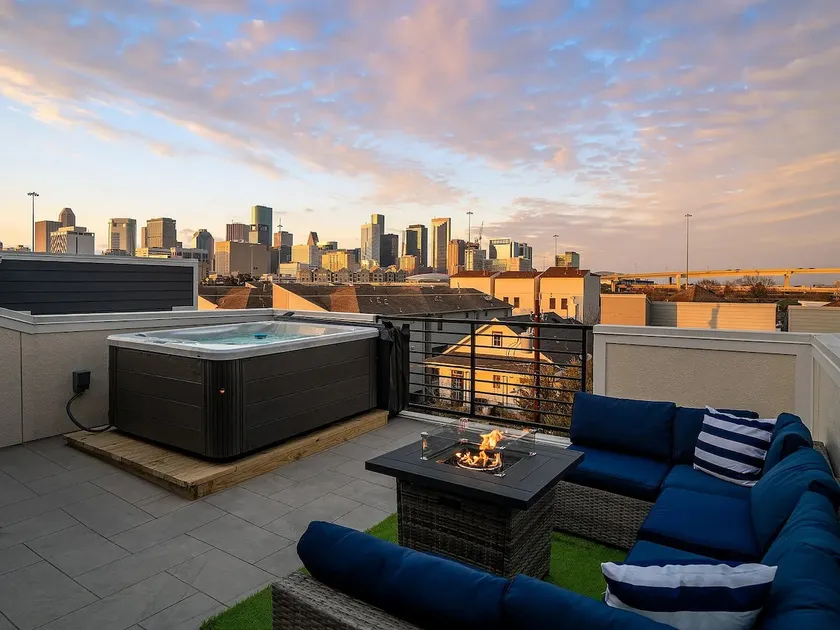 Private Rooftop~Hot Tub+Fire Pit~Walk To Downtown - Image 1