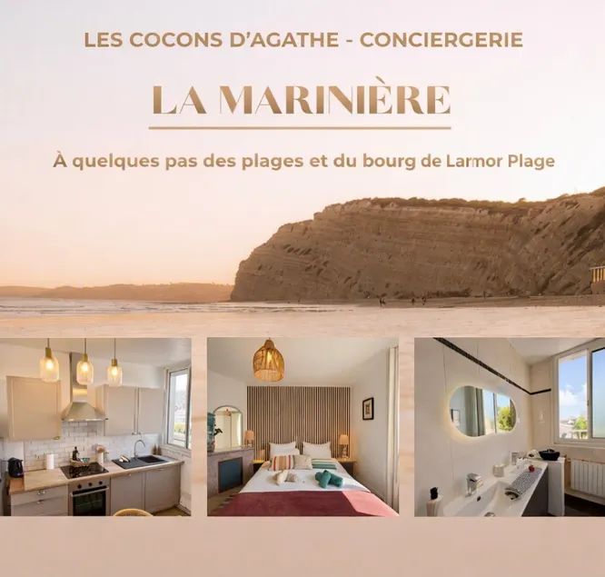 Les Cocons d'Agathe: La Marinière, beach within walking distance! - Image 1