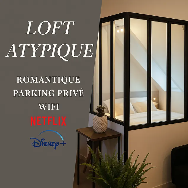 Atypical Loft | Glass Roof • Netflix • Private Parking - Image 1
