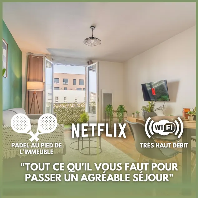 Le Verdoyant Netflix Grand balcon Padel - Image 1