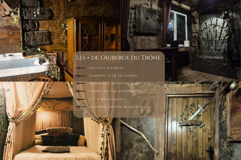 L'Auberge du Trône Romantique Médieval Jacuzzi - Image 1