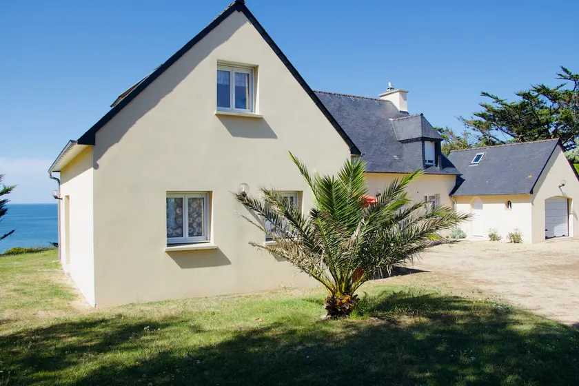 Family home 8 people, direct beach, sea view - Image 1