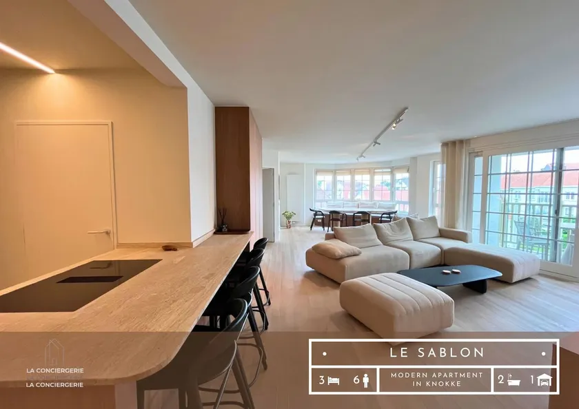 3-bedroom apartment in Knokke with parking & terrace - Image 1