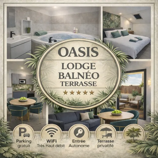 Oasis Lodge Balneo Terrasse Parc Expo Arena - Image 1