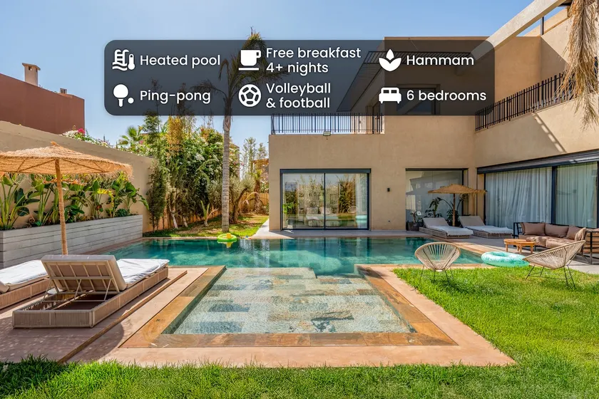 Villa Aqua: Heated Pool | Hammam | Soccer | Volley - Image 1