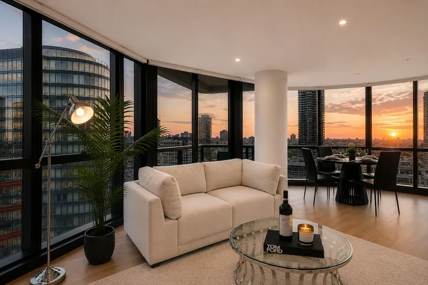 Docklands Waterfront Luxury 180° Views | Pool, Gym - Image 1
