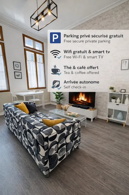 Ground-floor apartment with private secure parking - Image 1