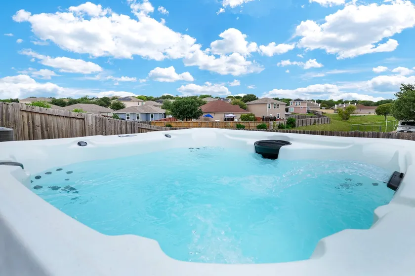 Hot Tub Escape Yard BBQ Multi Games Swing Set - Image 1