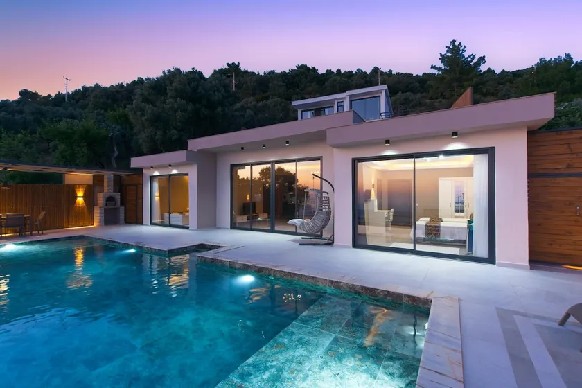 2+1 Villa with Sea View for 6 people in Kaş Kalkan - Image 1