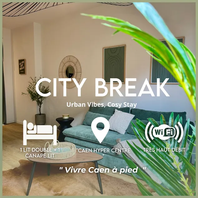 Appart City break Chic Cosy Wifi Caen Hyper centre - Image 1