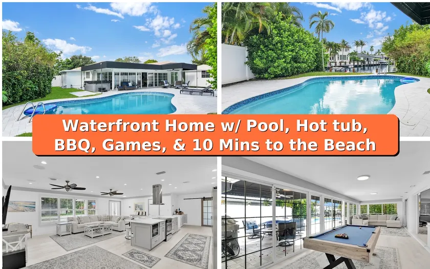 Waterfront Oasis with Pool, Hot Tub, & Games - Image 1