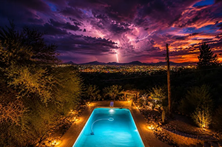 Sunsets, City Lights & Private Pool - Image 1