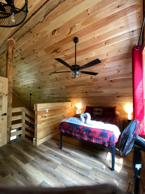 Brand New! Cozy Log Cabin, Hot Tub, fire pit! - Image 1