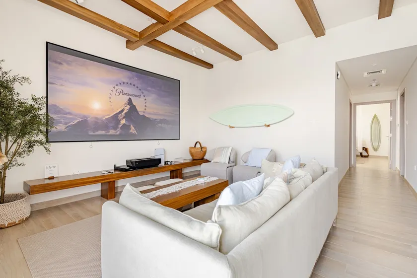 The Surfer's Yas 2BR plus Study Apartment, Full canal & pool view, Theme Parks Yas - Image 1