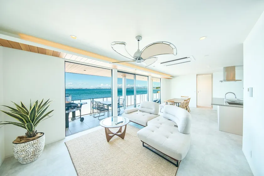 Overlooking the sea of Awaji Island! Sauna and jacuzzi available. Ocean Front Villa - Image 1