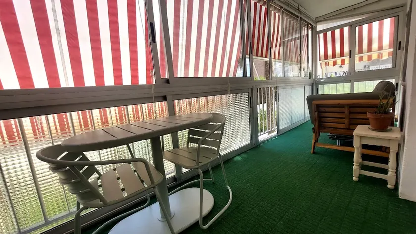 Apartment with one bedroom in Benidorm with wonderful sea view shared pool balcony 350 m from the be - Image 1