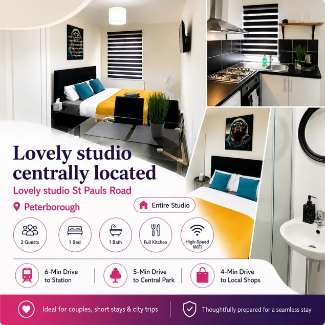 Lovely studio centrally located - Image 1