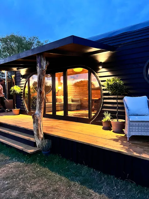 A Beautifully Crafted Wooden Cabin - Image 1