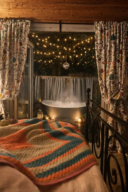 Romantic Cabin Retreat • Outdoor Bath, North Wales - Image 1