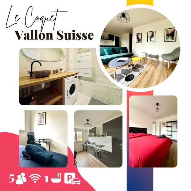 Le Coquet - Vallon Suisse - 5 people - WiFi - Parking - Image 1