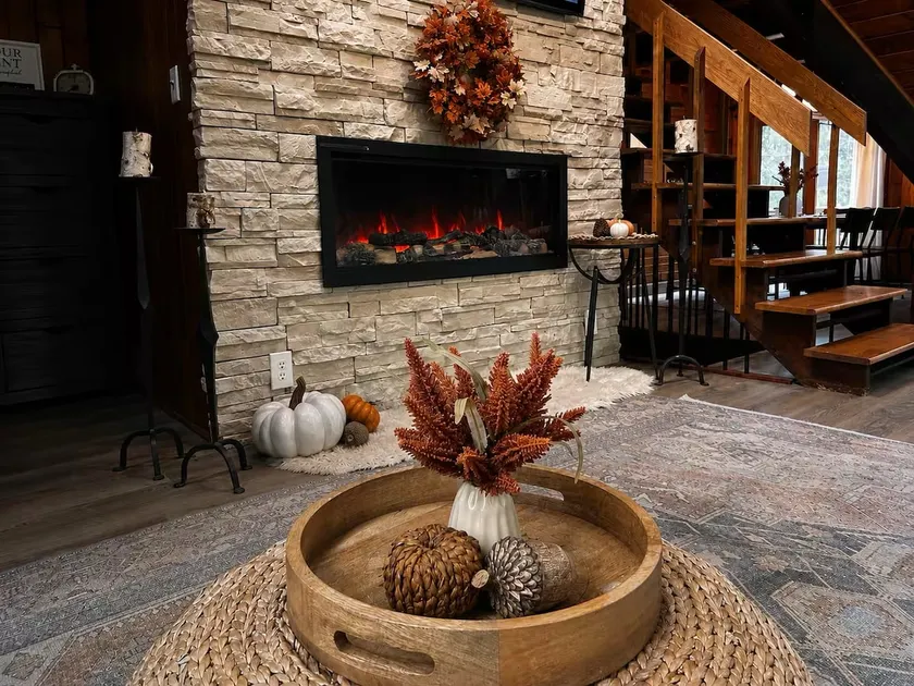 Beautiful Rustic A Frame Cabin in Fall - Image 1