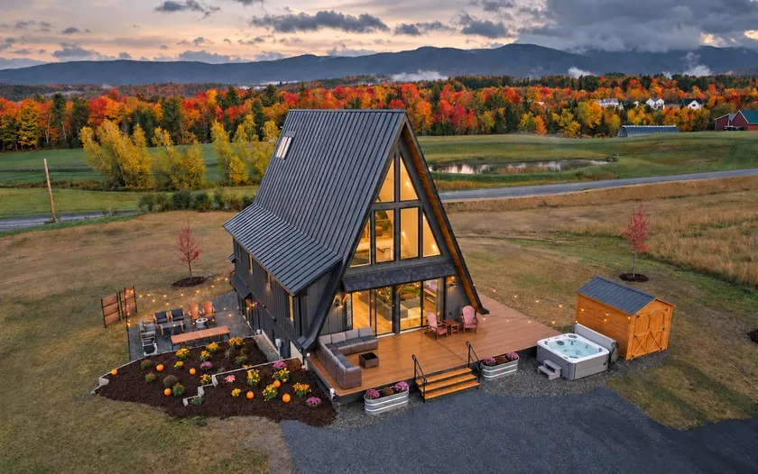 Stowe A-Frame | Sauna, Hot Tub, Theater, Game Room - Image 1