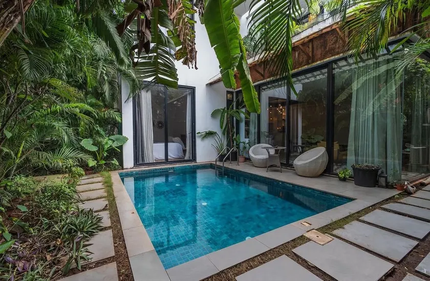 3 Bedroom Private Pool Villa in North Goa by Amorey Stays - Image 1