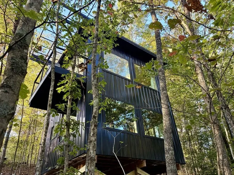 Come stay in a magical cabin with a bedroom in the trees - Image 1