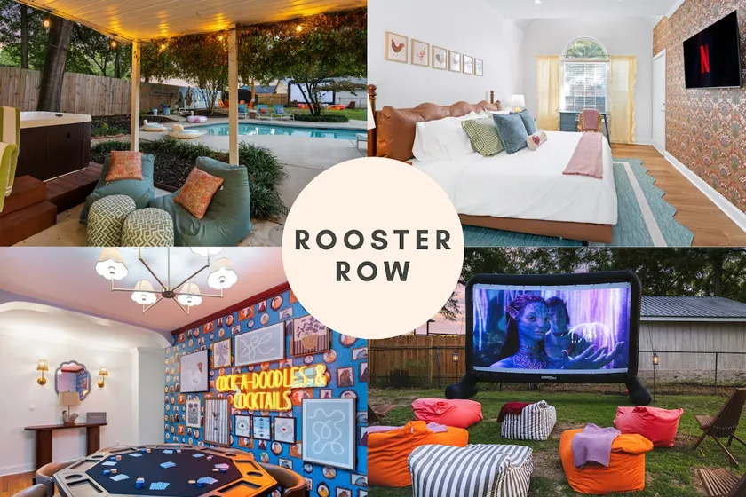 Rooster Row | Pool, Jacuzzi, Fire Pit + Poker room - Image 1
