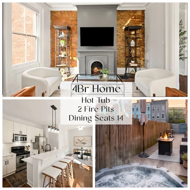 Lux 4BR Retreat w Hot Tub and Patio Near OTR / DT - Image 1